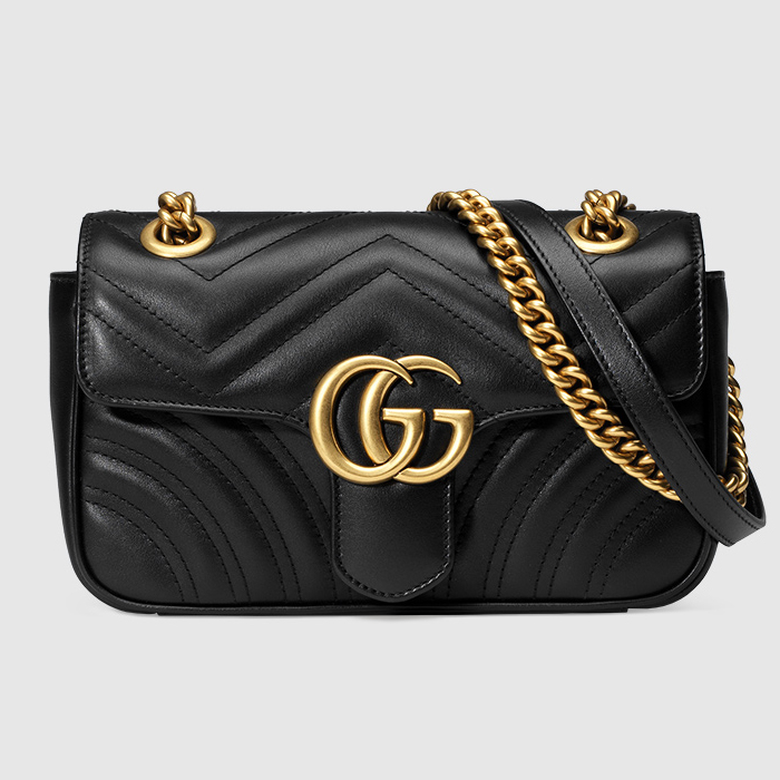 Gucci GG Marmont 2.0粉色系列银色双G配件重塑70年代复古风情