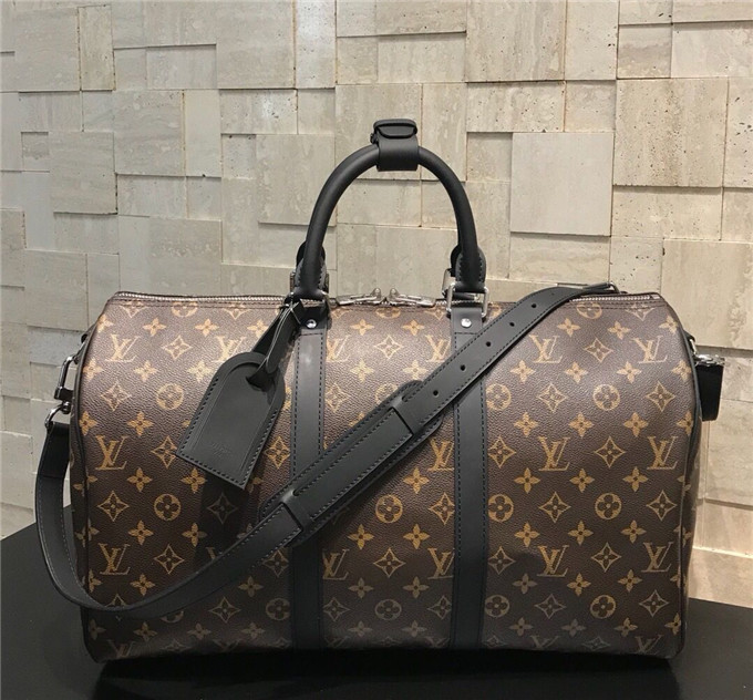 原单lv旅行袋仿lv男士旅行包中号keepall 45 可斜跨旅行袋(配肩带)m